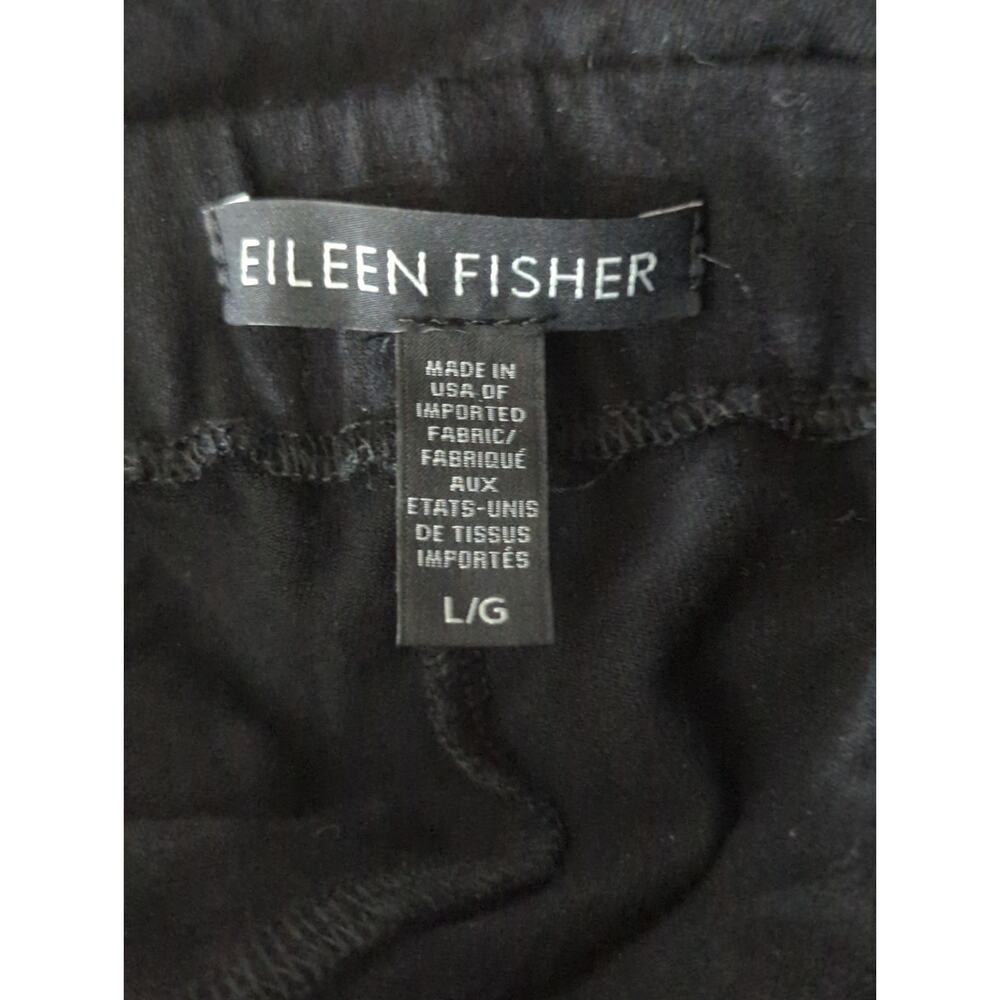 Eileen Fisher Womens‎ Black Pull On Pants Casual Athleisure Size L - Picture 11 of 11